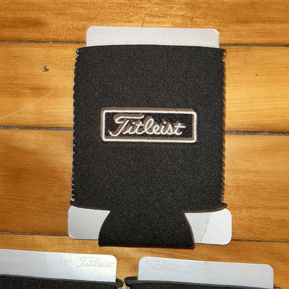 Titleist Magnetic Koozie and 4 other golf themed koozies